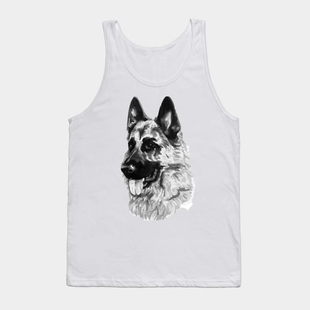 Cute German Shepherd! Tank Top by Danger Noodle